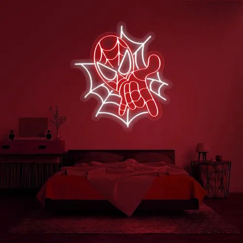 Custom Spiderman Neon Signs - Custom Pro Prints