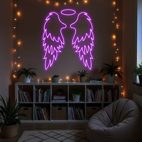 Custom Angel Wings Neon Signs - Custom Pro Prints