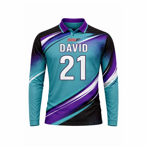 Full Color Sublimated Long Sleeve Polo