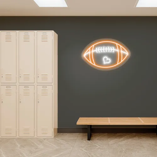 Custom Football Neon Signs - Stealth Patches