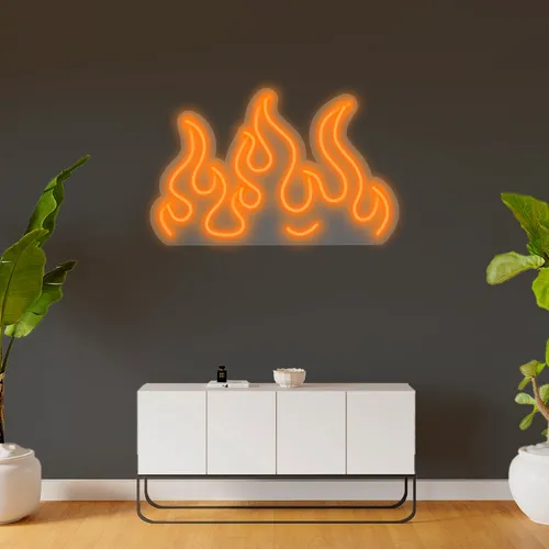 Custom Fire Neon Signs - Stealth Patches