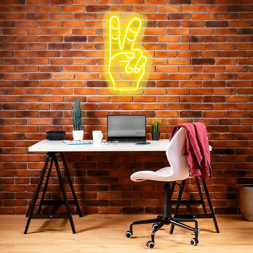 Custom Neon Peace Signs - Custom Pro Prints