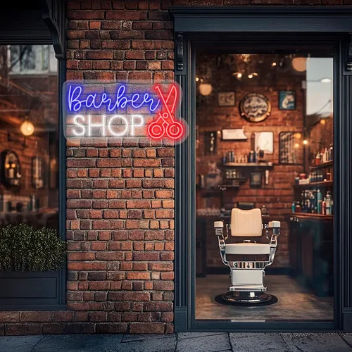 Custom Barber Shop Neon Signs - Custom Pro Prints