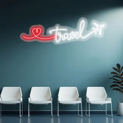 Custom Airplane Neon Signs - Custom Pro Prints