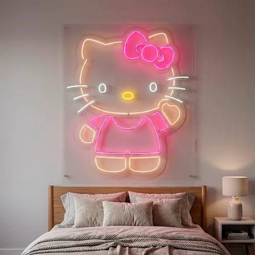 Custom Hello Kitty Neon Signs - Custom Pro Prints
