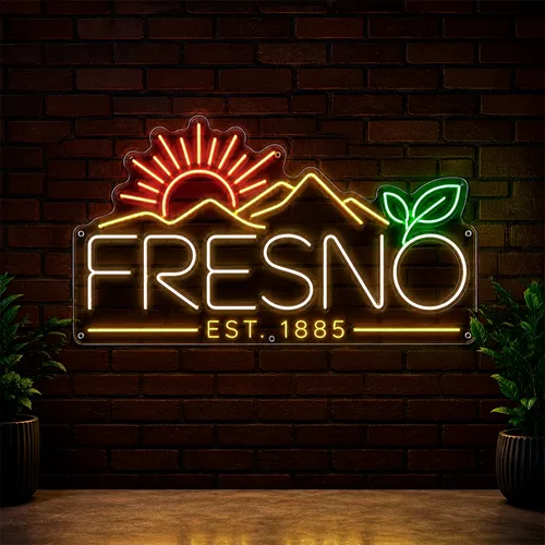 Custom Commercial Neon Signs Fresno - Custom Pro Prints