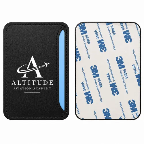 Leather Phone Wallet with Side Slit - Stealth Patches
