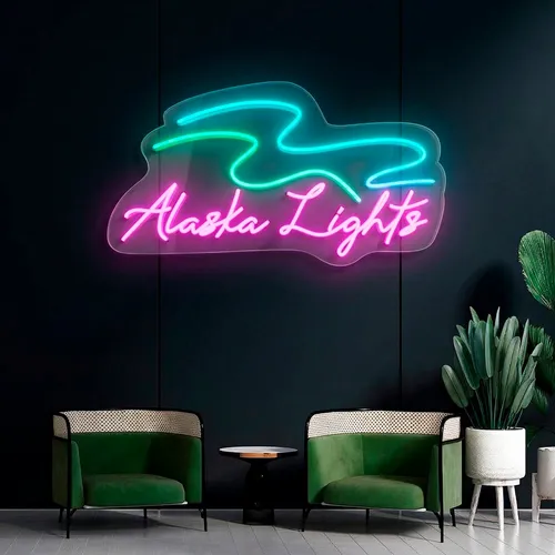 Custom Neon Lights In Alaska - Hand Fans Now