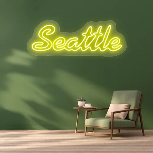 Custom Neon Signs Seattle - Hand Fans Now
