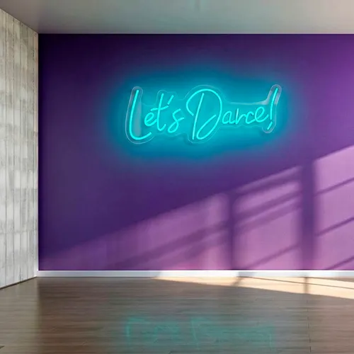 Custom Dance Neon Signs - Hand Fans Now