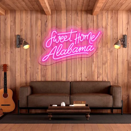 Custom Alabama Neon Signs - Hand Fans Now