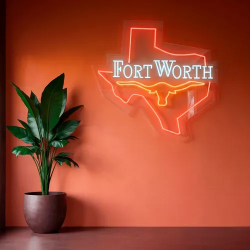 Custom Neon Signs Fort Worth - Hand Fans Now