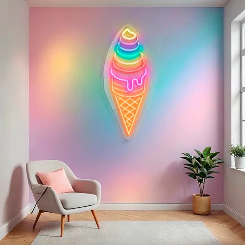 Custom Color Changing Neon Signs - Hand Fans Now
