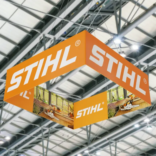 Trade Show Hanging Sign - Tote Bags Now