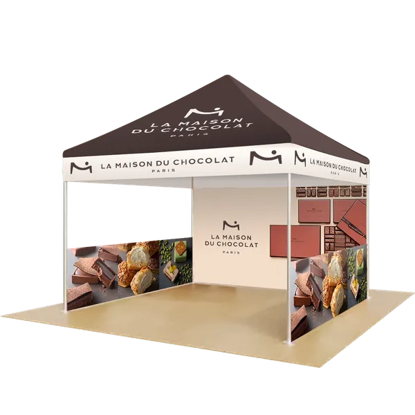 Présentoirs extérieurs pour salons professionnels - Imprint Now - FR