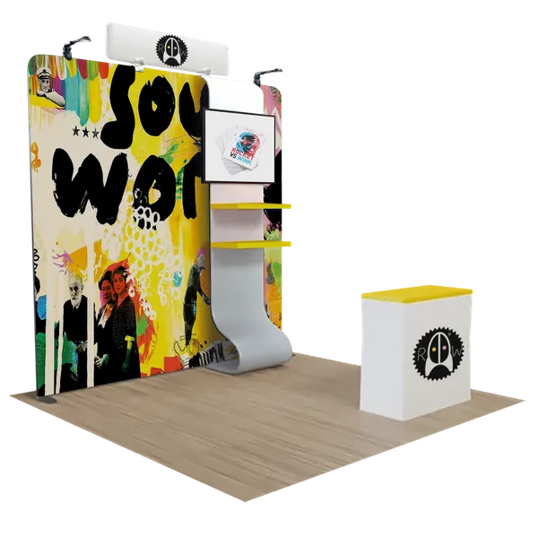 3 m x 3 m Messedisplays - Imprint Now - DE