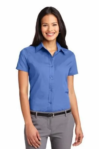 Port Authority Women's Short Sleeve Easy Care Shirt. L508 - Custom Pro Prints