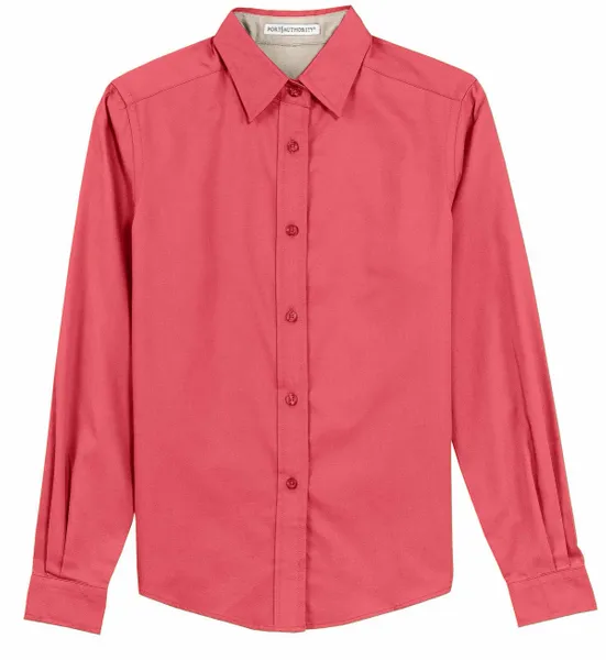 Port Authority Women's Long Sleeve Easy Care Shirt. L608 - Custom Pro Prints