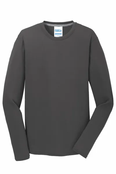 Port & Company Long Sleeve Performance Blend Tee. PC381LS - Custom Tees Today
