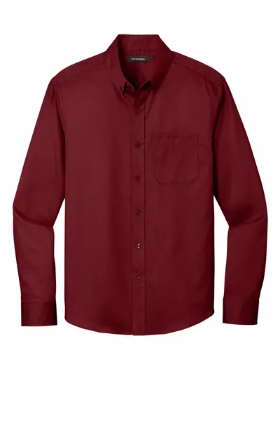 Port Authority Long Sleeve SuperPro React Twill Shirt. W808 - Custom Pro Prints