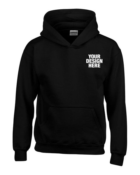 Gildan Youth Heavy Blend 8 oz., 50/50 Hooded Sweatshirt - Custom Pro Prints