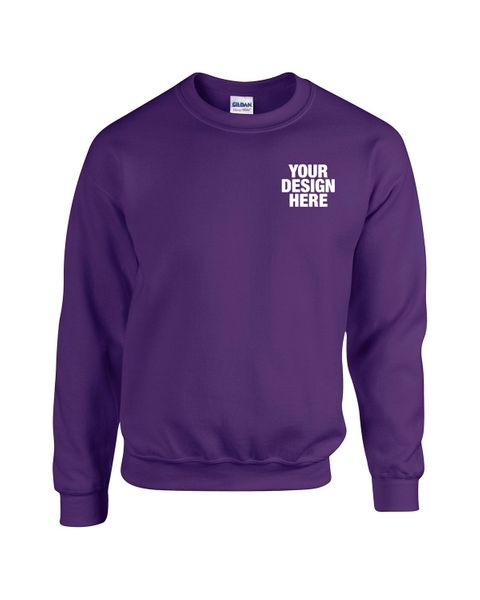 Gildan Adult Heavy Blend Adult 8 oz., 50/50 Fleece Crew - Custom Pro Prints