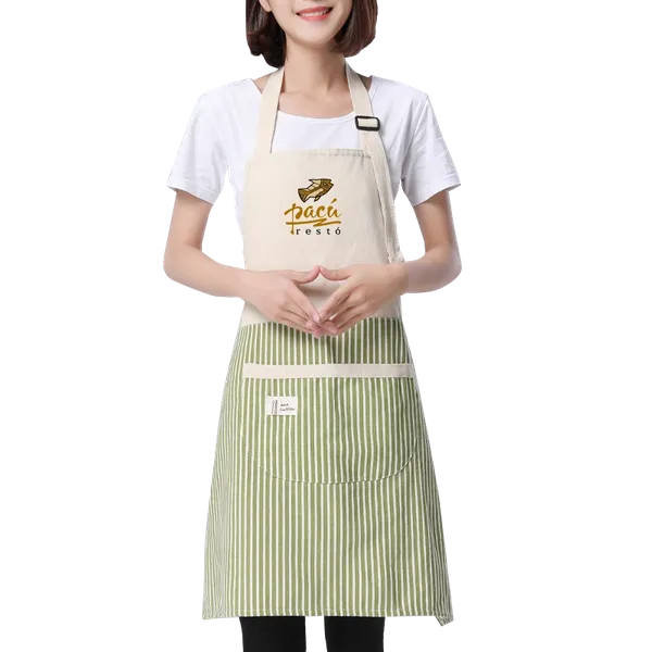 Apron with Happy Bear Patch - Tote Bags Now