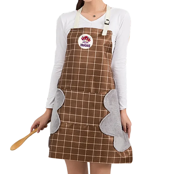 Striped Plaid Hand Wiping Apron - Tote Bags Now