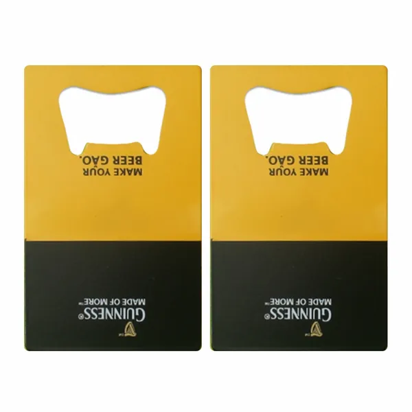 Two-Tone Card Bottle Opener - Custom Tees Today
