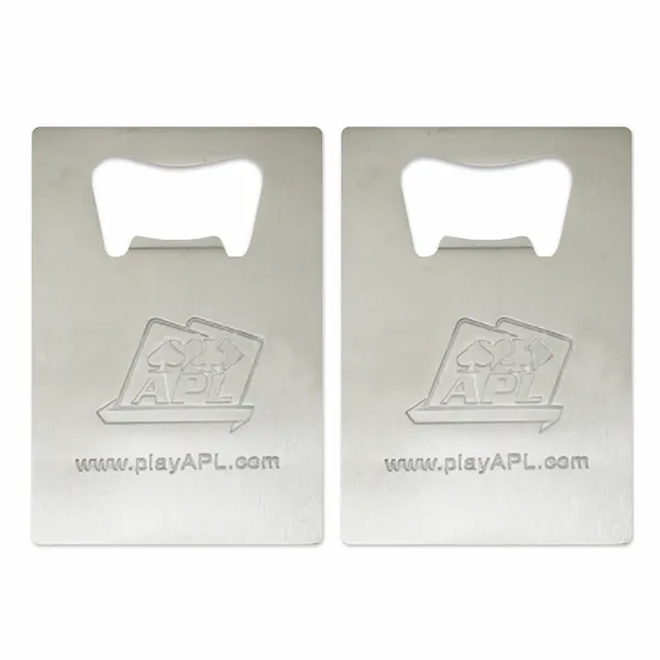 Standard Card Shape Bottle Opener - Custom Tees Today