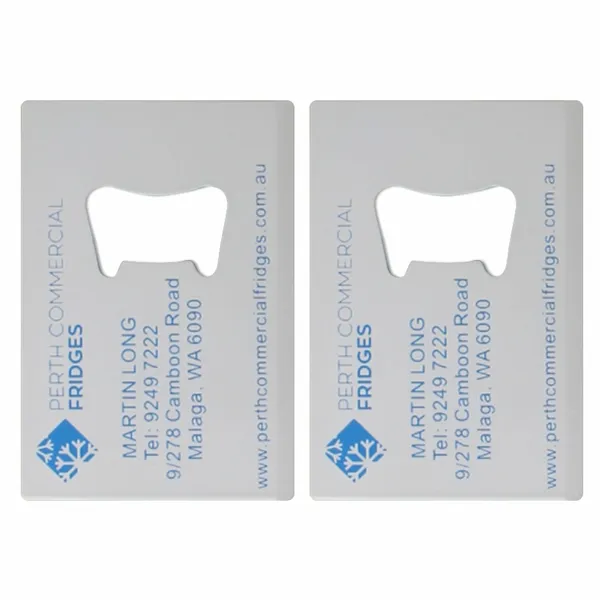 Color Filled Card Bottle Opener - Custom Tees Today