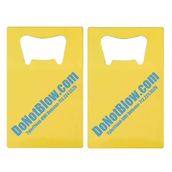 Printed Simple Card Bottle Opener - Custom Tees Today
