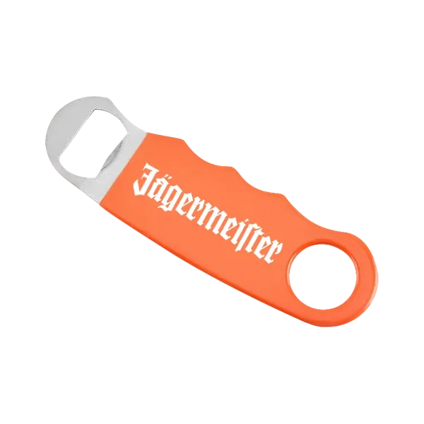 Orange Hand Grip Flat Bottle Opener - Custom Tees Today