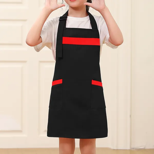 Kids Tiny Cotton Neck Strap Apron - Tote Bags Now