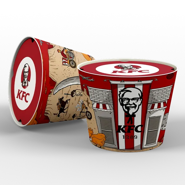 Paper Food Bucket - Stealth Promo Co