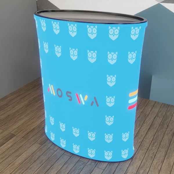 Oval Shaped Counter - Custom Pro Prints