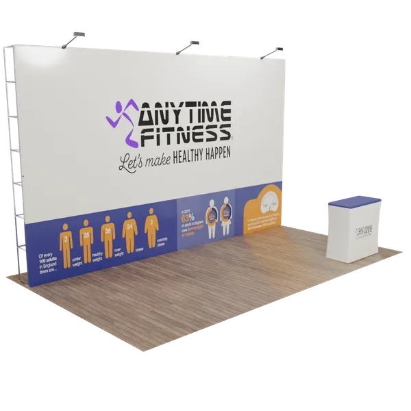 Custom Pop Up Trade Show Display 20' x 10' - Custom Pro Prints