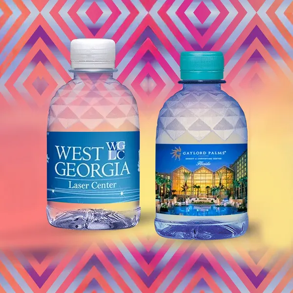 8oz Diamond Water Bottle - Custom Tees Today