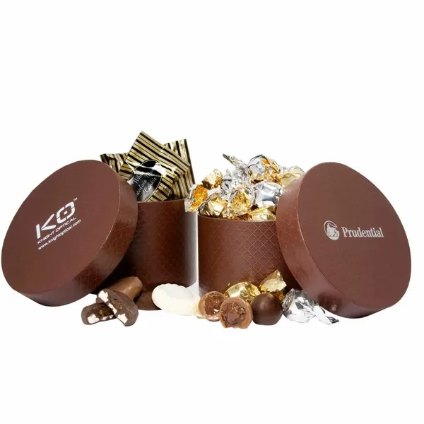 Small Hat Box - Twist Wrapped Truffles - Custom Pro Prints