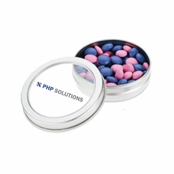 Small Top View Tin - Chocolate Buttons - Custom Pro Prints