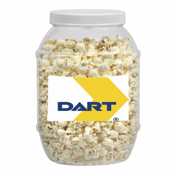 Large Plastic Jar - Butter Popcorn - Custom Pro Prints