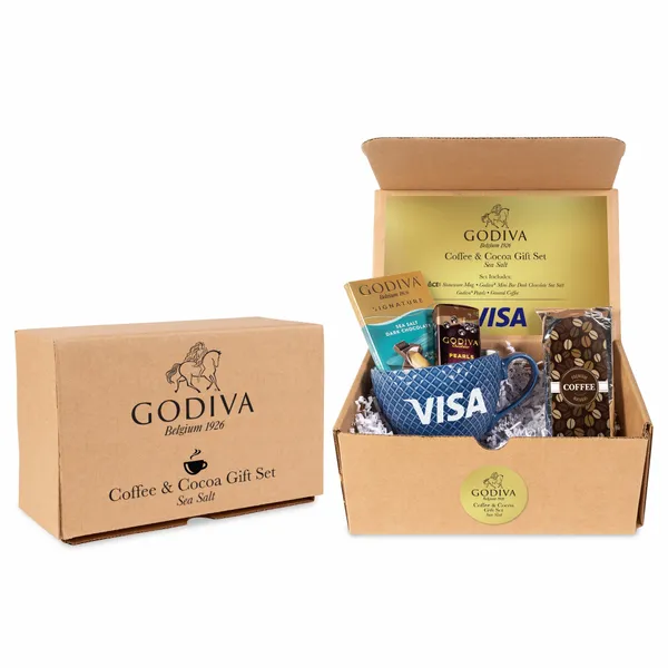 Godiva Coffee and Cocoa Gift Set -Sea Salt - Challenge Coin Now