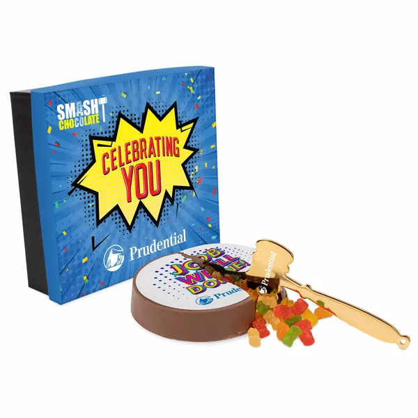 Smash Chocolate Cake w/ Gummy Bears & Color Topper - Custom Pro Prints