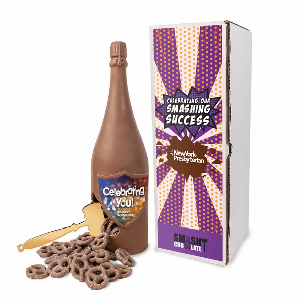Mega Smash Chocolate with Mini Milk Pretzels - Hand Fans Now
