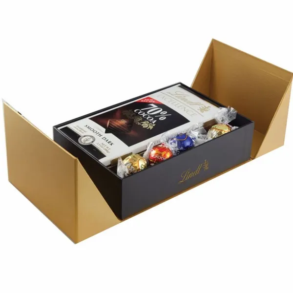 Golden Box of Lindt Sweets - Custom Shoe Charm