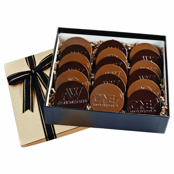 Cookie Gift Box with 18 Round Cookies - Custom Pro Prints