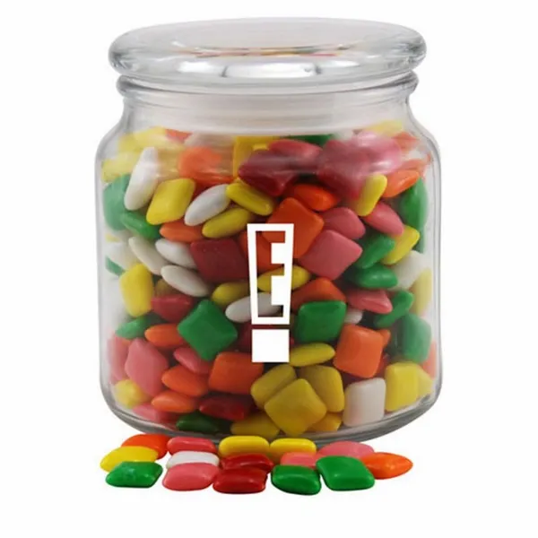 Jar with Mini Chicklets Gum - SG400 - Tote Bags Now