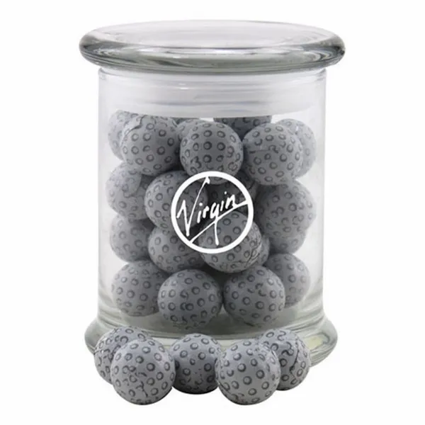 Jar with Chocolate Golf Balls - SG700 - Custom Shoe Charm
