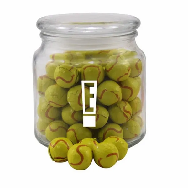 Jar with Chocolate Tennis Balls - SG400 - Custom Tees Today