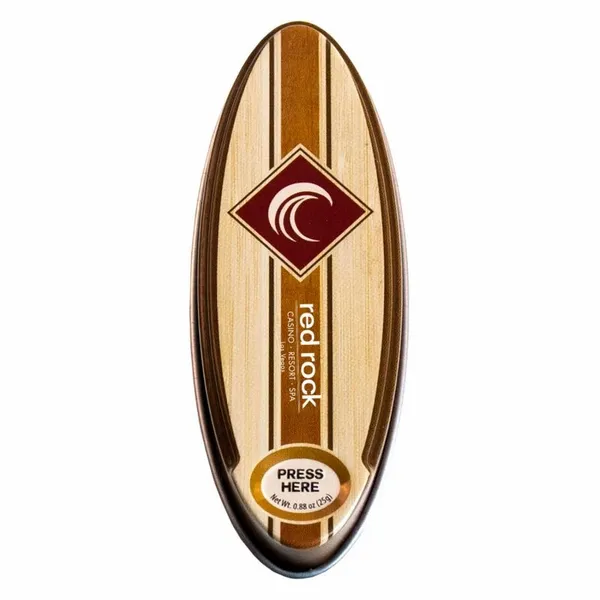 Wave Surfboard Mint Tin - Challenge Coin Now